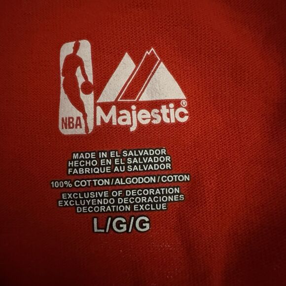 LA Clippers Chris Paul #3 @CP3 Majestic T-Shirt Mens Large Red New - Picture 3 of 4